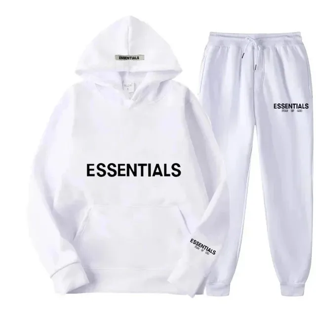 Fear of God Essentials Hoodie and Joggers Set Essentials Logo