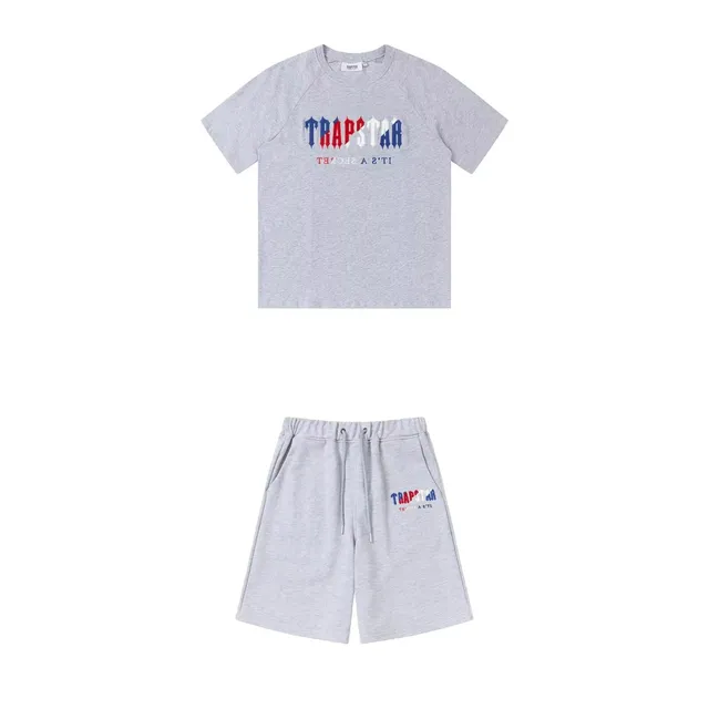 Corteiz Raglan Tee & Shorts Set TRAPSTAR Logo