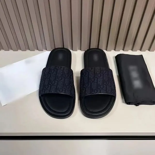 Dior B22 Slide Oblique Print