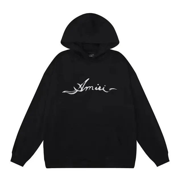Amiri Hoodie Crystal Logo