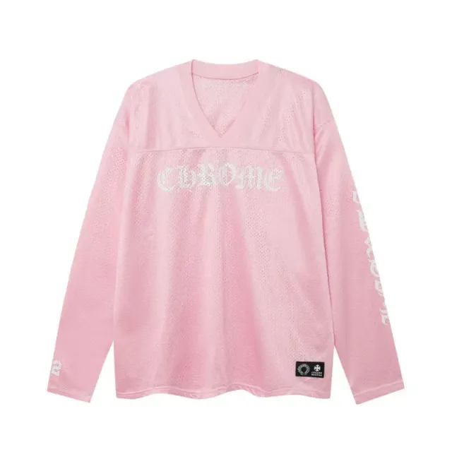 Chrome Hearts Mesh Long Sleeve Top Chrome Logo