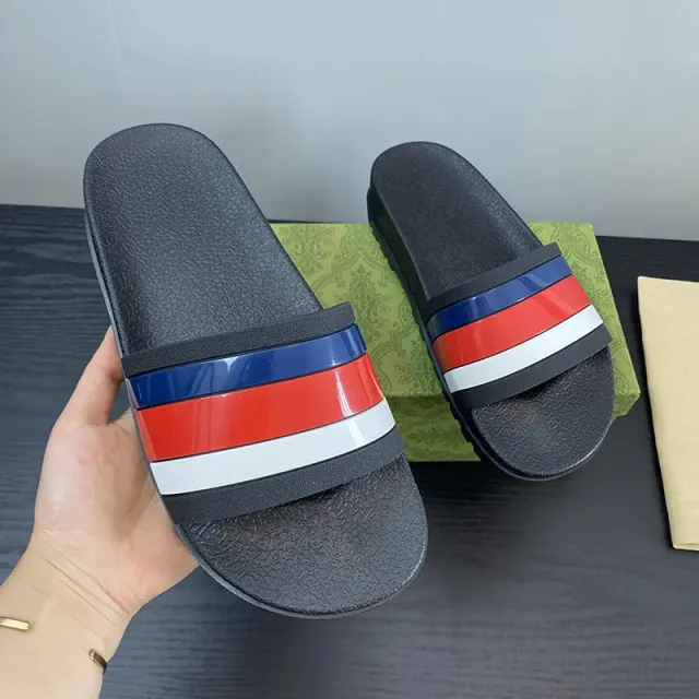Gucci Slide Sandal Web Stripe
