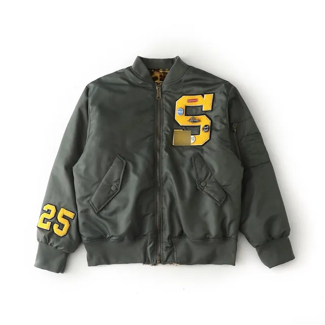 Supreme × Fragment Design Bomber Jacket S Logo Patch