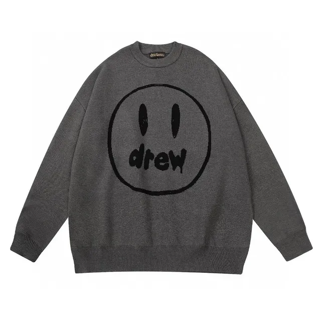 Drew House Smiley Sweater Black Logo