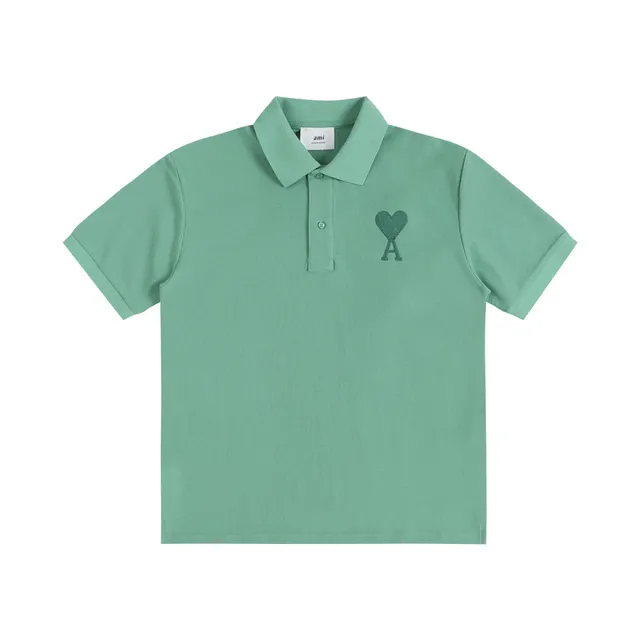 AMI Paris Polo Shirt Heart Logo