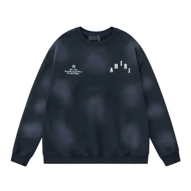 Amiri Crewneck Sweatshirt Acid Wash