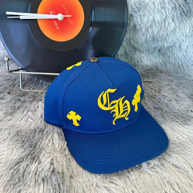Chrome Hearts Snapback Cap Cross Logo Embroidery