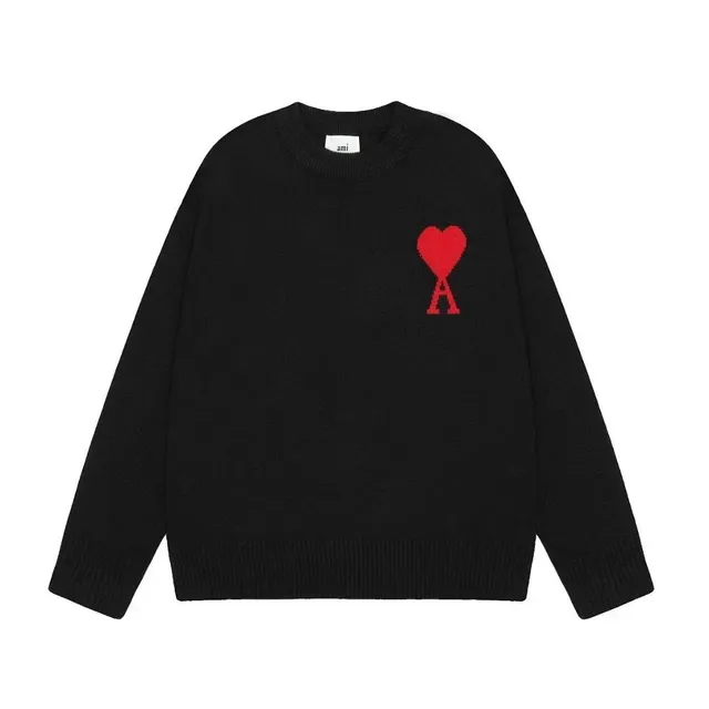 AMI Paris Knit Sweater Heart Logo