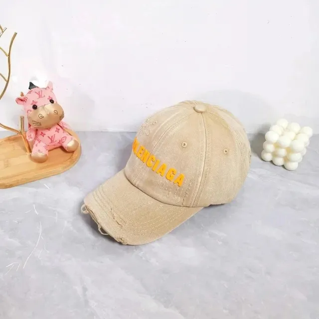 Balenciaga Baseball Cap Distressed Logo