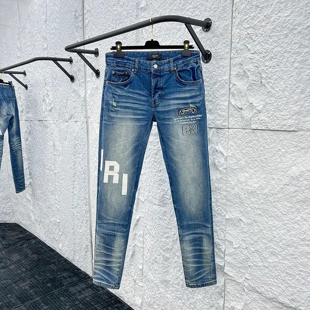 Dsquared2 Slim Fit Jeans Distressed with Logo Print