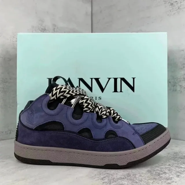 Lanvin Runner Sneaker Zigzag Lace