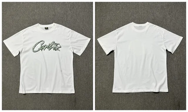 Corteiz Graphic Tee Camouflage Script Logo