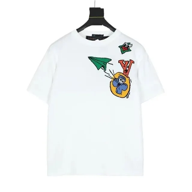 Louis Vuitton T-Shirt Paper Plane Print