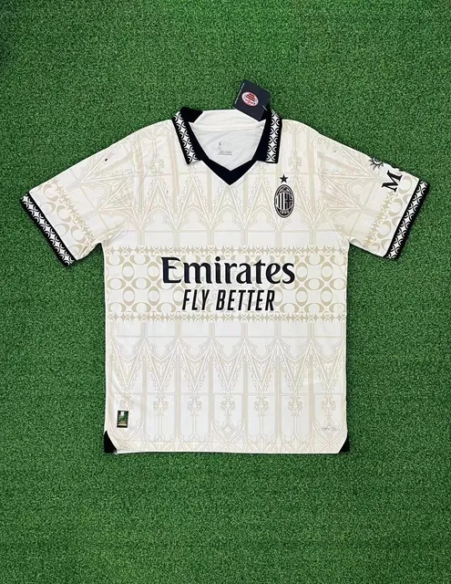 AC Milan × Adidas Home Jersey Ornate Pattern