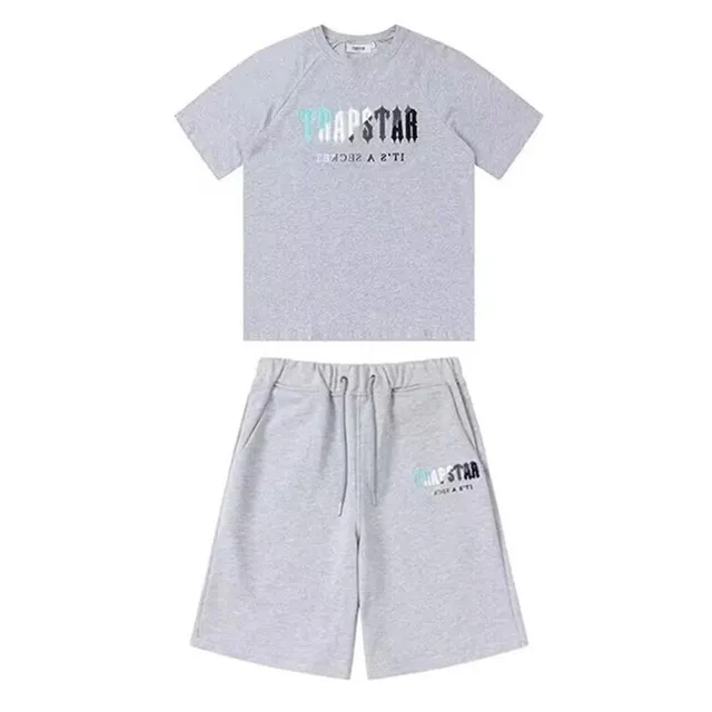 Trapstar T-Shirt and Shorts Set Logo Print