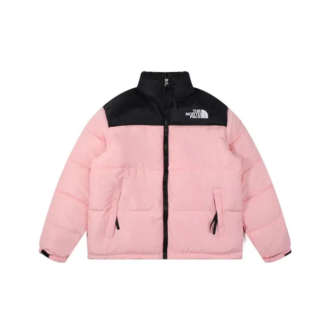 The North Face Nuptse Jacket Pink and Black