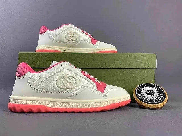 Gucci GG Marmont Sneaker White and Pink