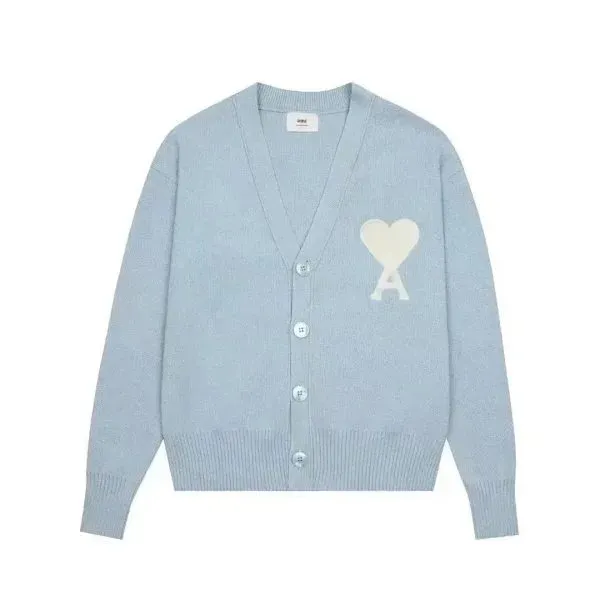 Amiri Cardigan Heart Logo