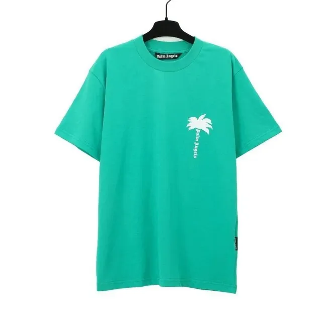 Palm Angels Palm Tree Tee White Palm Print