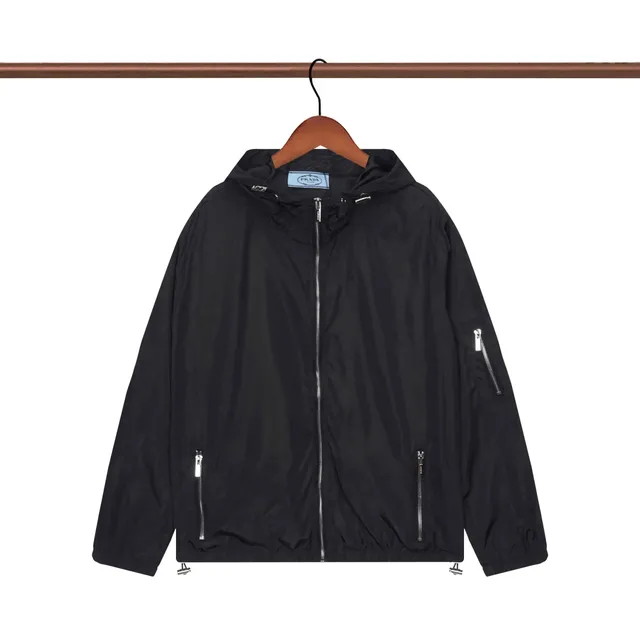 Prada Hooded Windbreaker Nylon