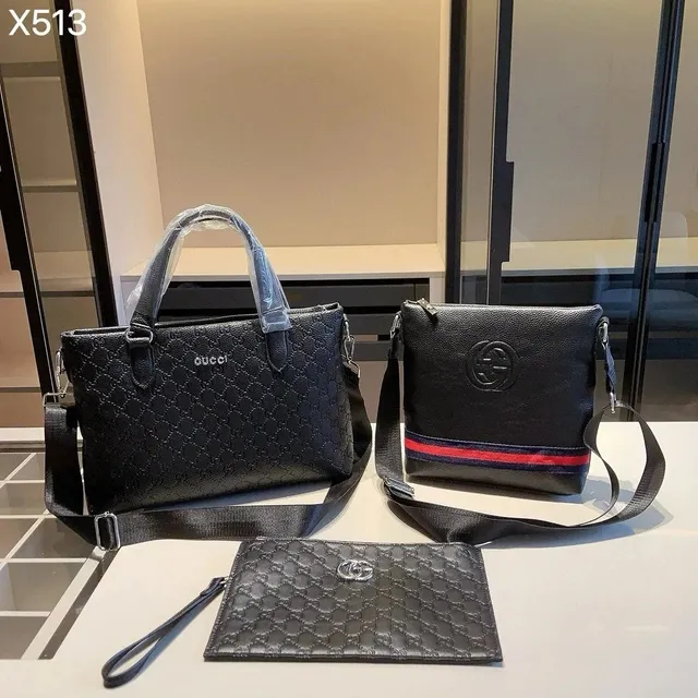 Gucci GG Marmont Collection Black Quilted Leather