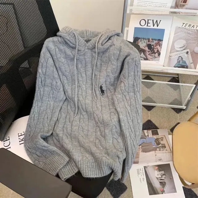 Polo Ralph Lauren Cable Knit Hoodie Classic Fit