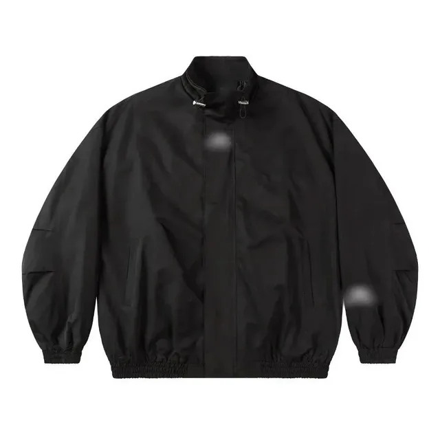 Track Jacket Solid Black