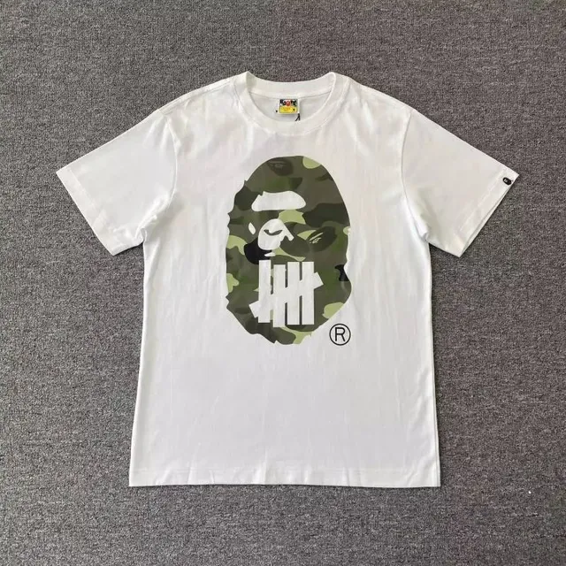 BAPE Shark Tee Camo Ape Head