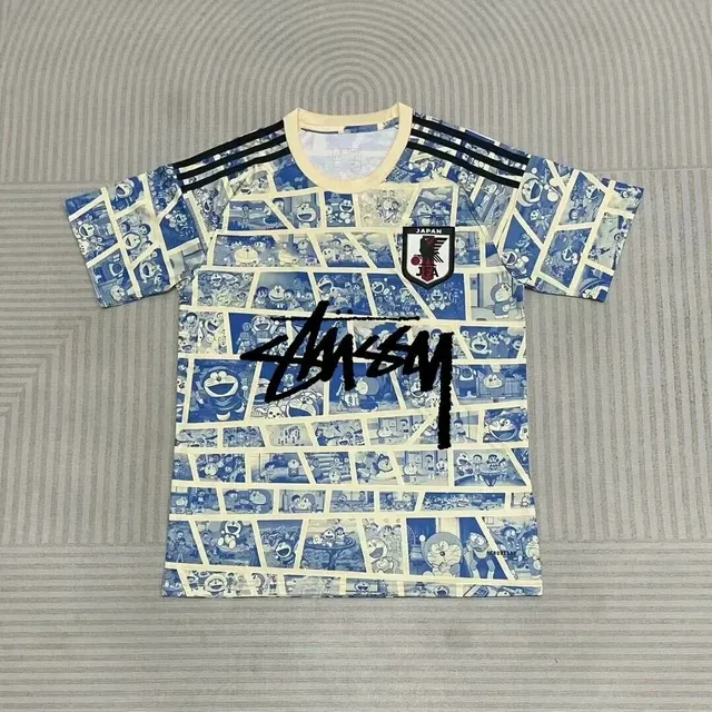 Adidas × Stüssy Japan National Team Jersey Doraemon Comic Print