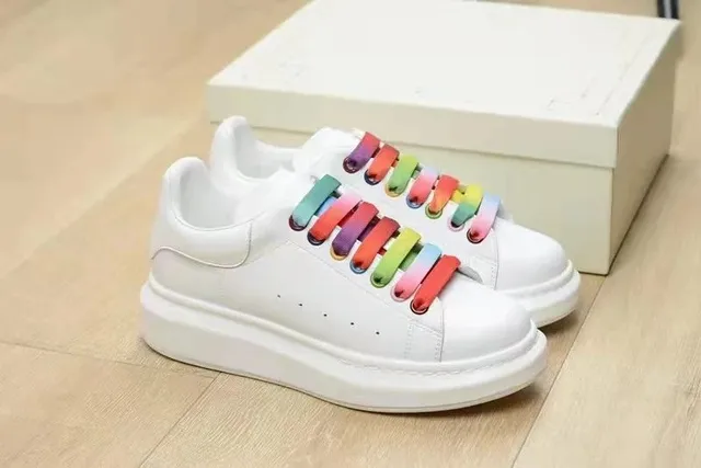 Alexander McQueen Oversized Sneaker Rainbow Lace