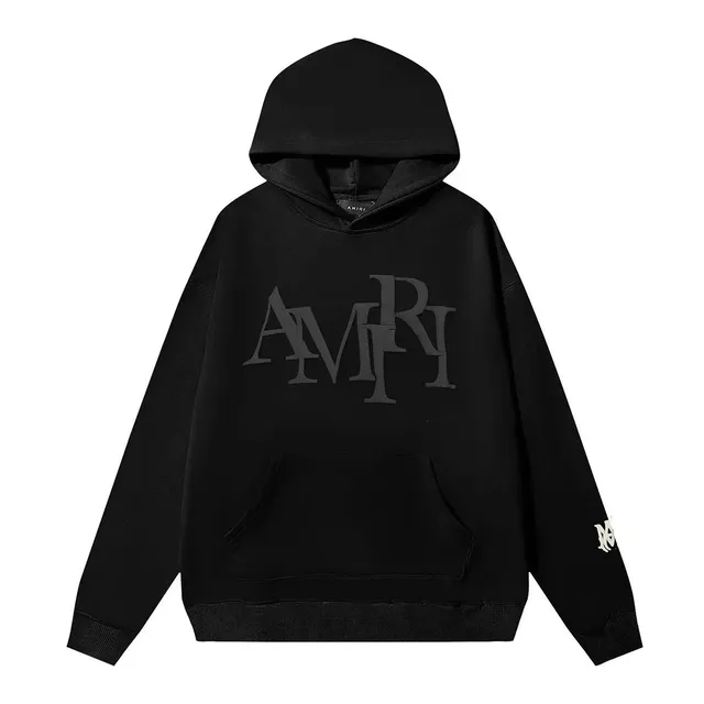 Amiri Logo Hoodie Black