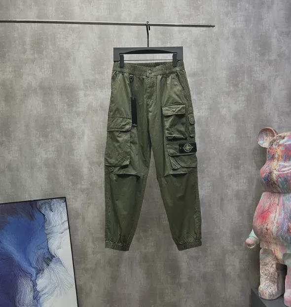 Stone Island Cargo Pants Olive Green