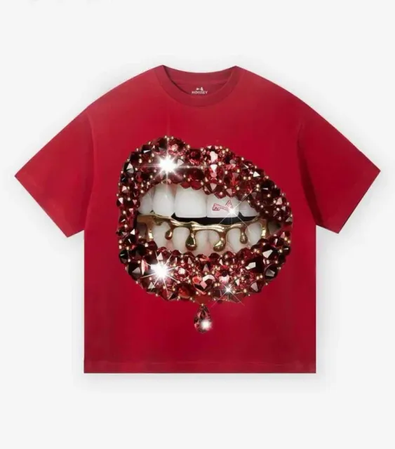 Graphic Tee Crystal Lips