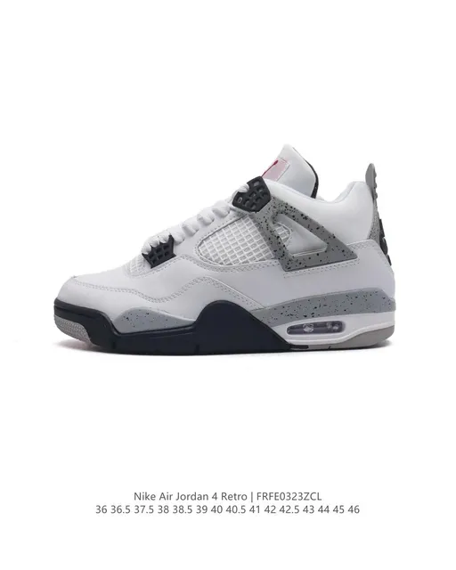 Air Jordan 4 Retro White Cement