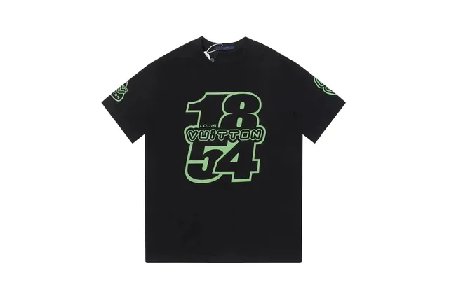 Louis Vuitton Graphic T-Shirt 1854 Logo Print