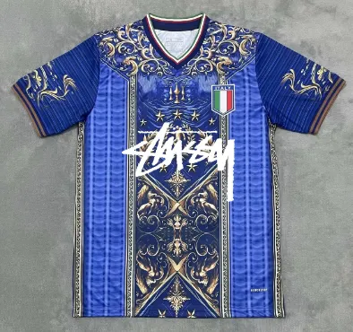 Stüssy Italy National Team Jersey Baroque Ornament Print