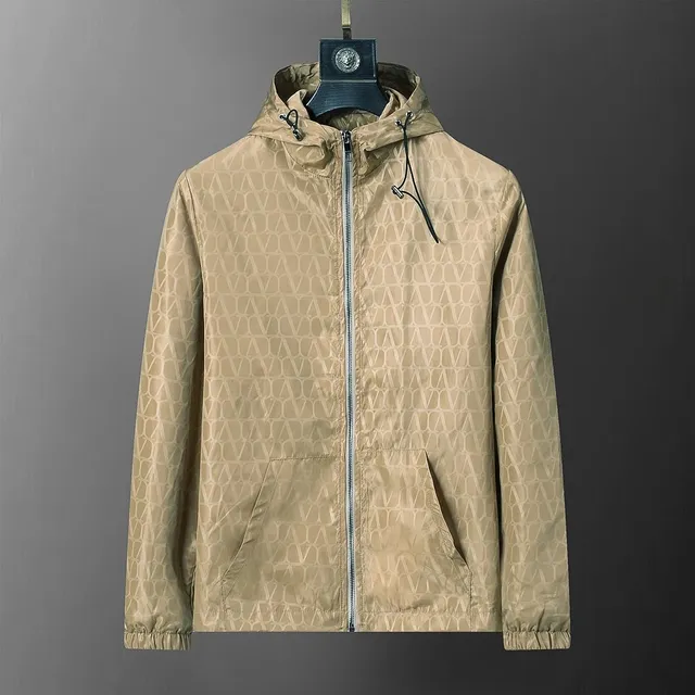 Valentino VLogo Hooded Jacket Monogram Print
