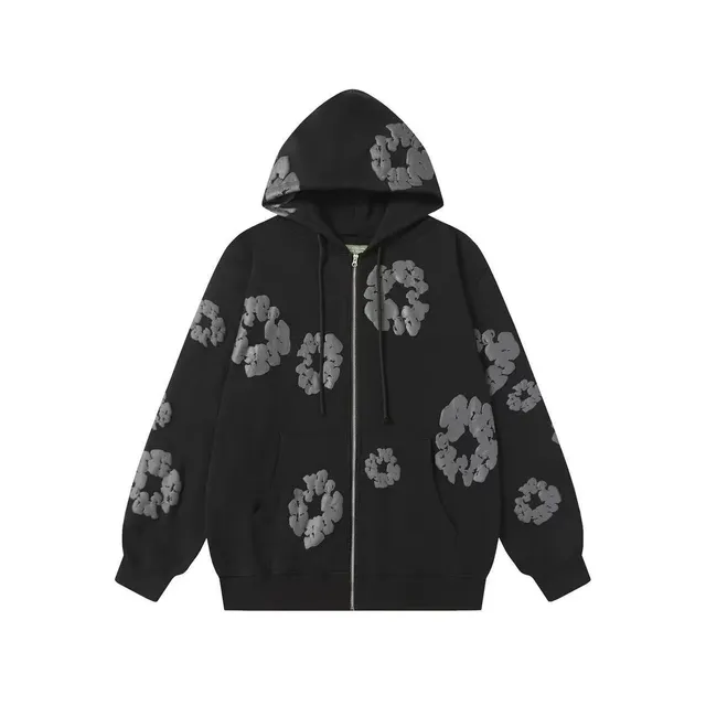 Gallery Dept. Zip-Up Hoodie Recycled Logo Print