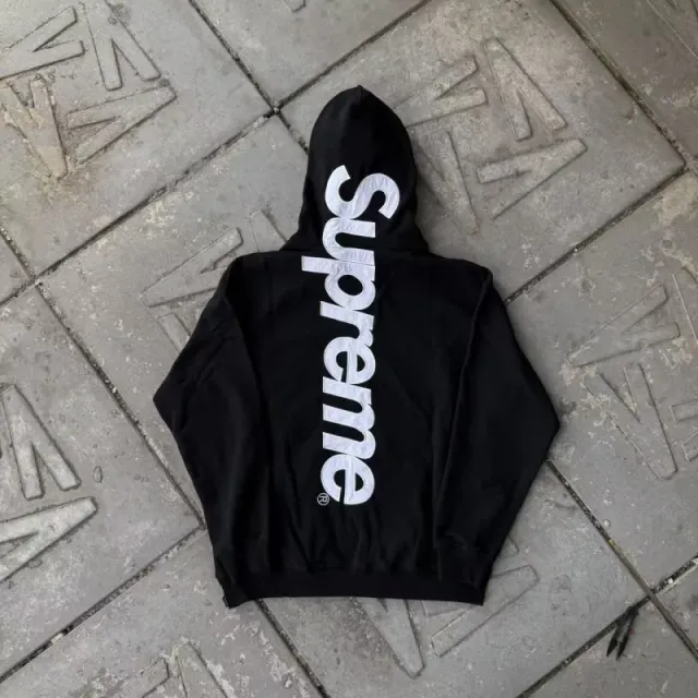 Supreme Zip-Up Hoodie Reverse Logo