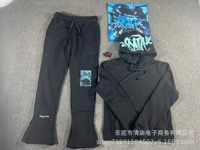 10黑色卫衣套装