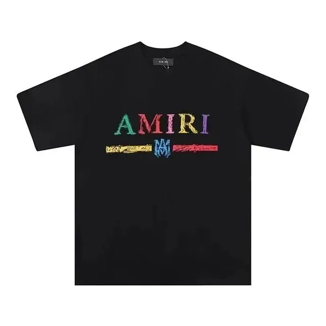 Amiri Graphic Tee Multi-Color Logo