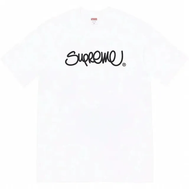 Supreme Box Logo Tee Black Script