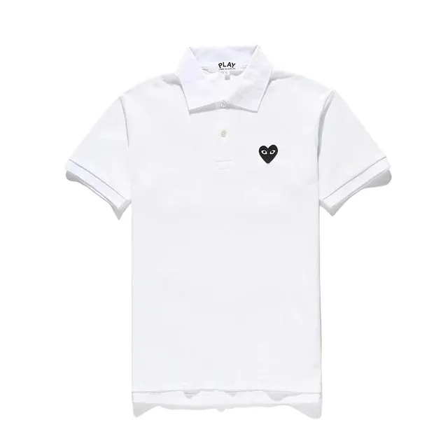 Comme des Garçons Polo Shirt Heart Logo