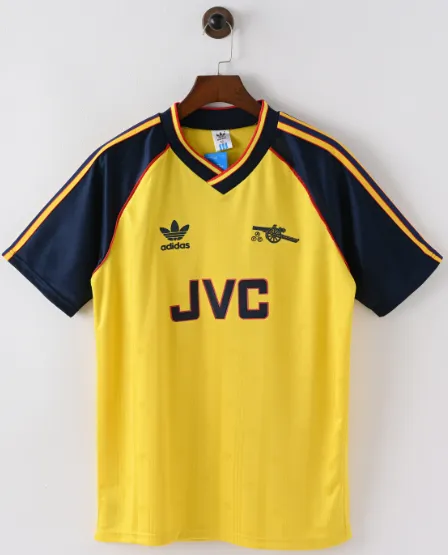 Adidas Arsenal Away Shirt 1989-90 JVC Sponsor