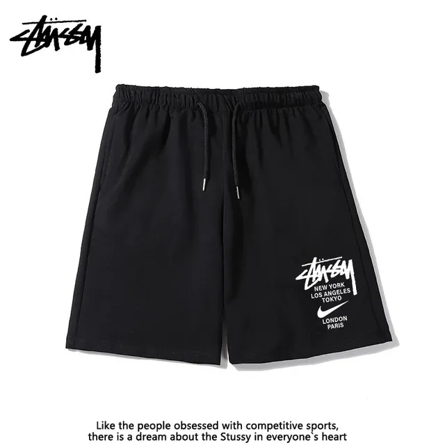 Stüssy × Nike Logo Shorts World Cities