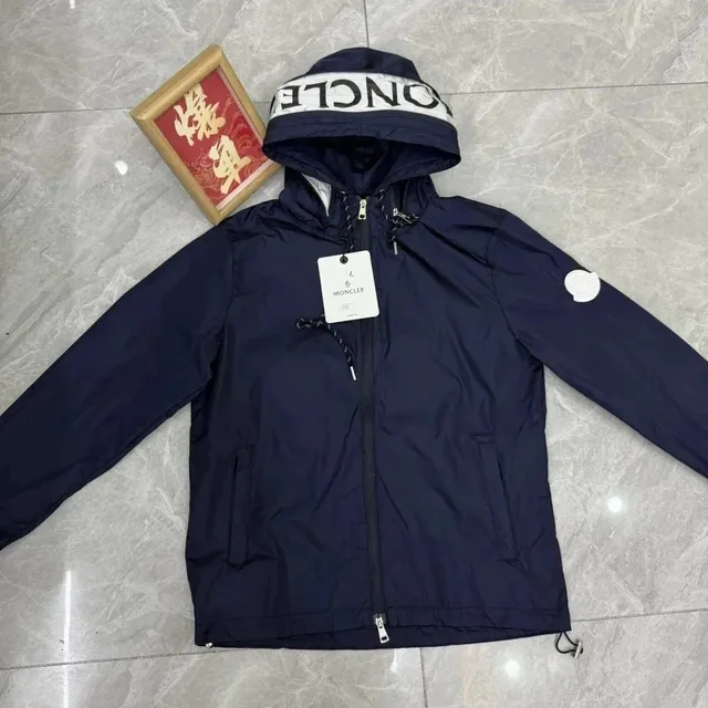 Moncler Windbreaker Jacket Logo Hood