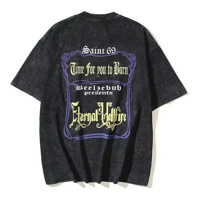 Saint Michael Graphic Tee Eternal Hellfire Print