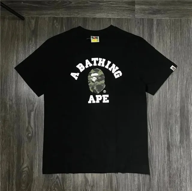 BAPE A Bathing Ape Tee Camo Ape Head