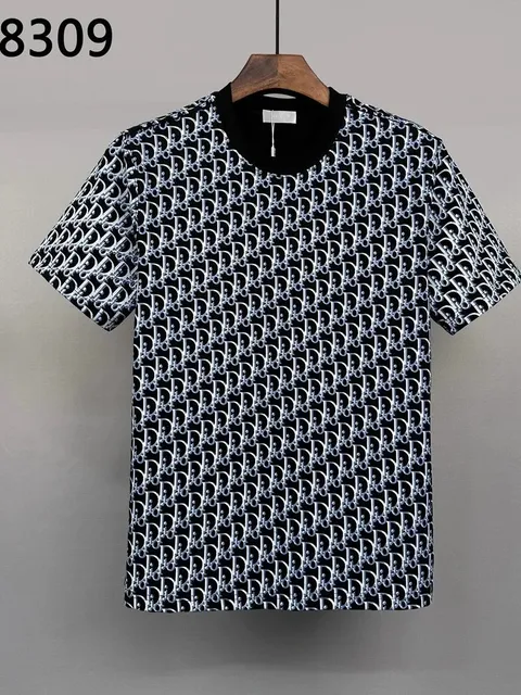 Dior Oblique Print T-Shirt Monogram All-Over