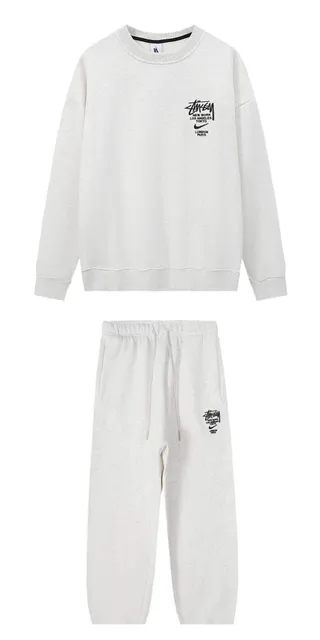 Stüssy × Nike Crewneck and Joggers Set